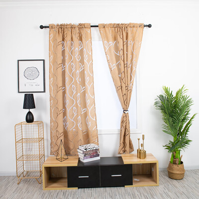 

Gobestart Trees Sheer Curtain Tulle Window Treatment Voile Drape Valance Fabric
