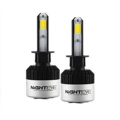 

2PCS H1 72W High Power LED Headlight Bulbs White Beam Car Driving Low Beam Head Light Car Driving Bulbs