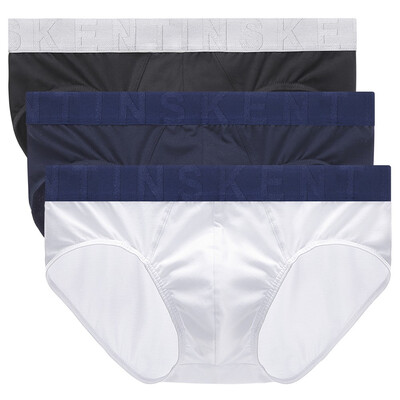 

Inskentin Mens 3 Pack Low Rise Cotton Knit Pouch Hip Briefs Quick Dry Tagless Comfortable Sexy Underwear