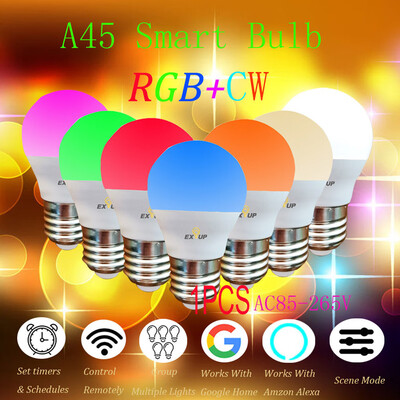 

〖Follure〗Smart WiFi Light Bulb LED RGBColor Changing Compatible with Amazon Alexa&Google Home Assistant E14