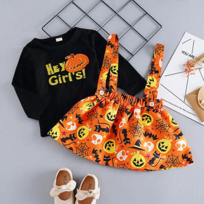

Infant Baby Kids Girl Princess Dress Outfits Romper Tops Strap Tutu Skirts 0-5 Y