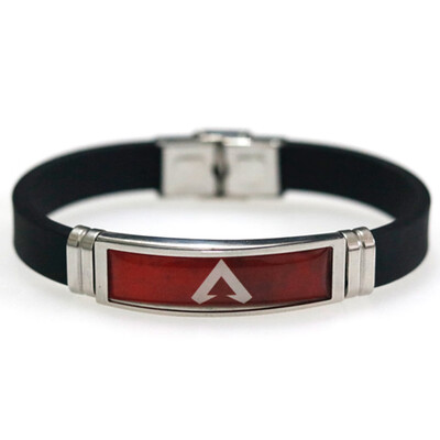 

Legend escape Game Silicone Wristband Bracelet Stainless steel Vintage