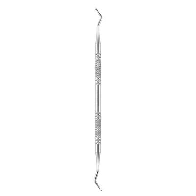 

Dual-Headed Groove Pick Toe Finger Cuticle Pusher Steel Dead Skin Remover