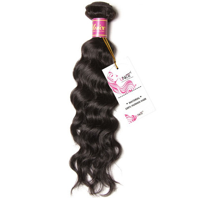 

UNice Hair Malaysian Human Hair Bundles Wavy Natural Wave US Stcok