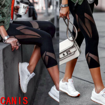 

Womens Sports Gym Yoga Running Fitness Leggings Pants Jogging Trousers Athletic