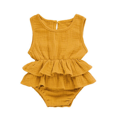 

New Summer Newborn Kid Baby Girl Clothes Sleeveless Romper Tutu Dress 1PC Outfit