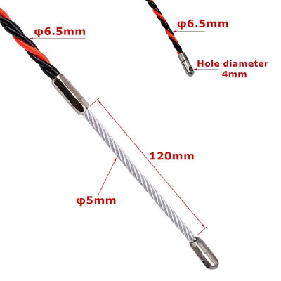 

Red&Black Wire Threader Cable Running Puller Threading Device Fiber Optic Lead Construction Tools