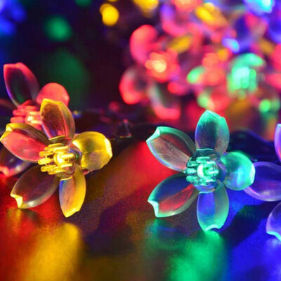 

Gobestart 50LED Solar Cherry Light String Holiday Decoration Lantern String