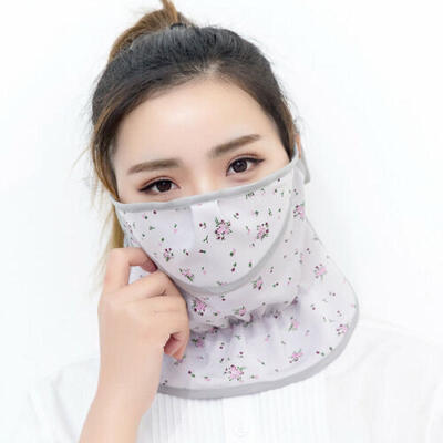 

Women Breathable Sun Sunscreen Face Mask Nose Mask Neck Summer Protection