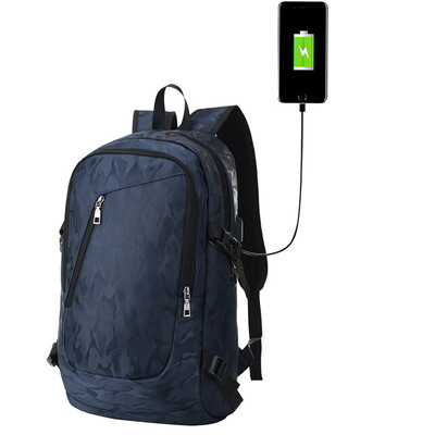 

Tailored Can charge the trend of camouflage bag leisure simple wild tide package BK
