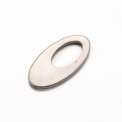 

Oval 304 Stainless Steel Pendants Stainless Steel Color 185x95x1mm Hole 9x5mm