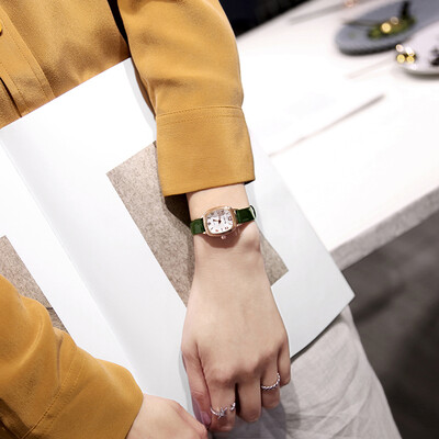 

French minority waterproof 2019 new watches girls ins wind simple temperament students Korean version of shaking sound square