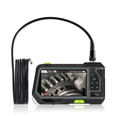

Industrial Endoscope Borescope Inspection Camera with Semi-Rigid Tube 3500mAh Battery 5inch HD LCD Screen Borescope Camera