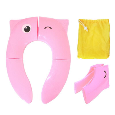 

Foldable Potty Training Seat Cover Liner Toilet for Toddler Kid Girl Boy Non Slip Silicone Pads Portable Reusable for Home Travel