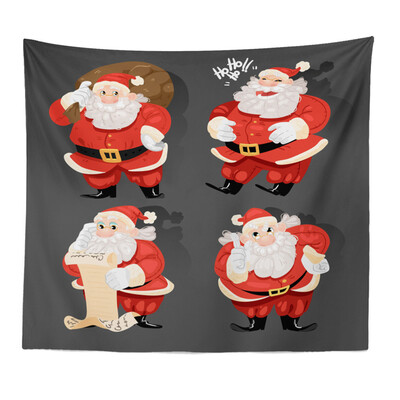 

Toponeto Merry Christmas Beach Cover Up Tunic Tapestry Tablecloth Home Decoration
