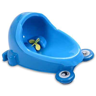 

Cute Frog Potty Training Urinal For Boys Kids With Funny Aiming Target 2 color-Blue