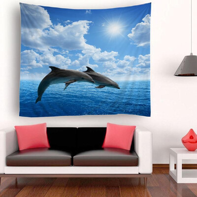 

Tapestry Wall Hanging Scenery Tapestries Seaside Scenery Tapestry Wall Decoration for Bedroom Living Room Dorm 512"X591"