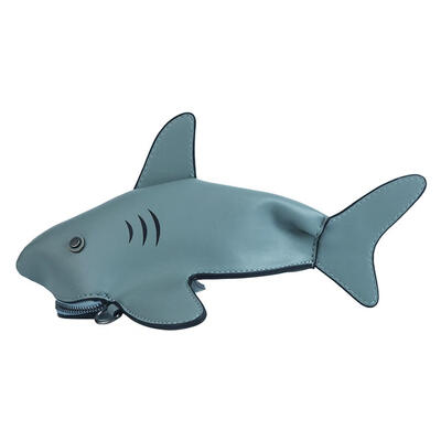 

Personality Shark PU Leather Shoulder Bag Women Crossbody Messenger Handbag
