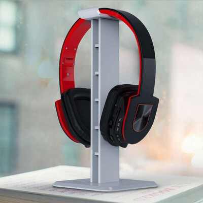 

Convenient Headphone Stand Headset Holder All-in-One Solid Earphone Stand ABS Solid Base for All Headphones Fashion Display Silve