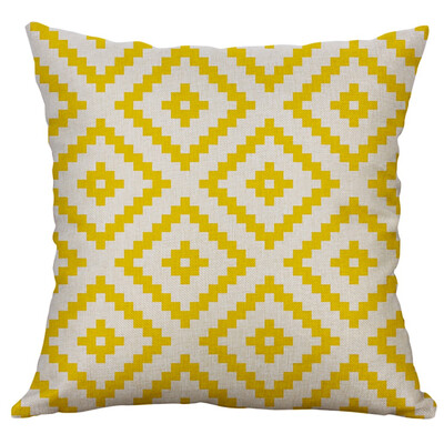 

〖Follure〗Simple Linen Creative Lovely Pillow Cover Pillow Cover Car Pillow Cover