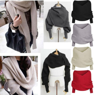 

Winter Women Long Sleeve Loose Solid Cross Knitted Sweater Knitwear Outwear