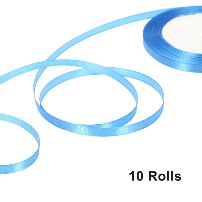 

25 YardsRoll 6mm Width Silk Satin Ribbon DIY Handmade Materials for Home Wedding Party Decorations Invitation Card Gift Wrapping