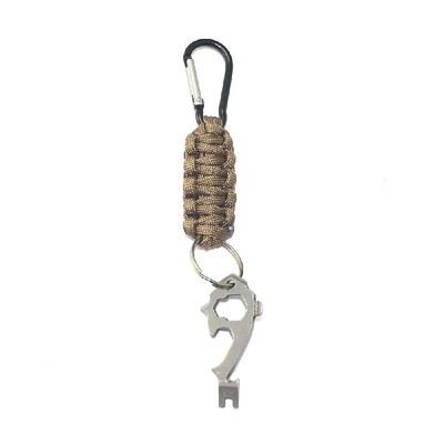 

Multi-tool Paracord Lanyard Keychains Key Rings with Carabiner Outdoor Survival Key Chain