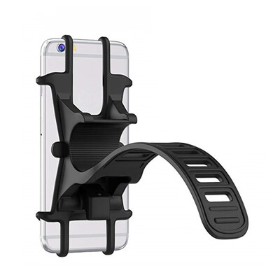 

Bicycle Phone Holder Adjustable Silicone Handlebar Crack for Road Mountain Bike