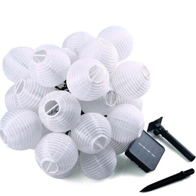 

UpperX 20 LED Clear Globe Bulbs Solar Led String Fairy Light Outdoor Solar Globe Fairy Light Patio Party Wedding Garland