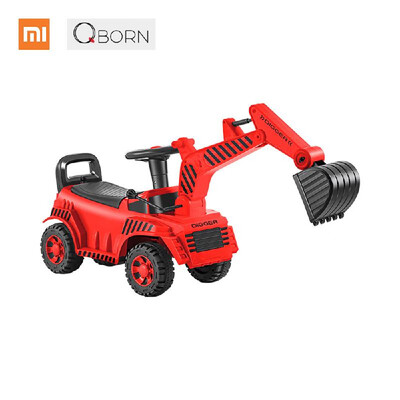 

Xiaomi QBORN Baby Ride on Car Children Excavator Toy Kids Digger Four Wheels PP Construction Riding Toys for Kids Boys