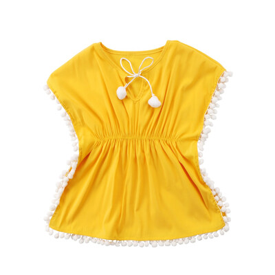 

Princess Kids Baby Girls Dress Floral Beach Dresses Sundress Swimwear Cover Up Casual Clothes