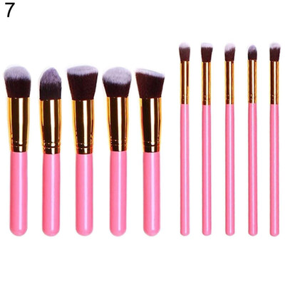 

10Pcs Professional Beauty Cosmetic Tools Eyebrow Eyelash Lip Make Up Brushes