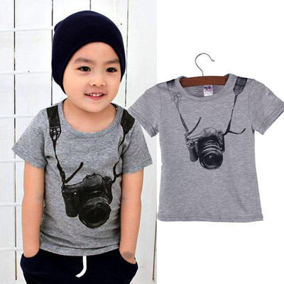 

Baby Boys T-Shirts Tops Blouse Sportwear Outfits Kids Tank Vest Summer Clothes