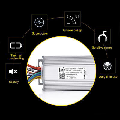 

Greensen 48V 500W Brushless Motor Sine Wave Controller for Electric Bicycle Scooter
