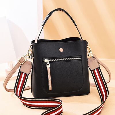 

Bag womens bag large bucket bag simple texture simple Korean Joker ladies shoulder slung