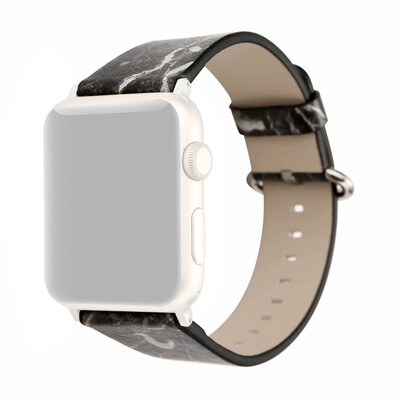 

〖Follure〗Marbling Leather Watch Wrist Strap Band For Apple iwatch 4 Smart Watch 44mm