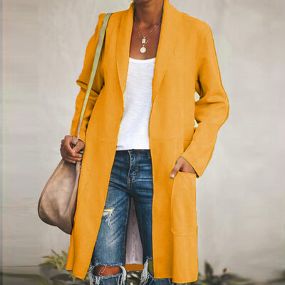 

Tailored Women Casual Long Sleeve Ladies Outwear Overcoat Sweater Coats Cardigan Tops