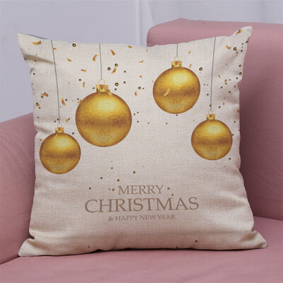 

Tailored New Christmas Cotton Linen Pillow Case Sofa Cushion Cover Home Decor