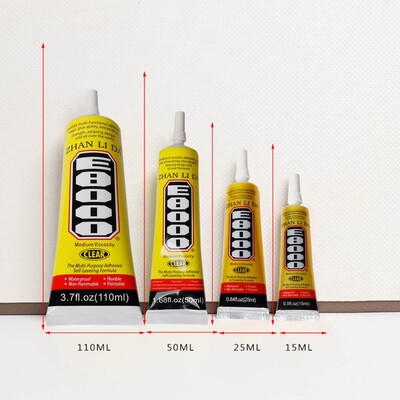 

〖Follure〗E8000 Clear Adhesive Sealant Glue for DIY Diamond Shoes Paste Jewelry Craf