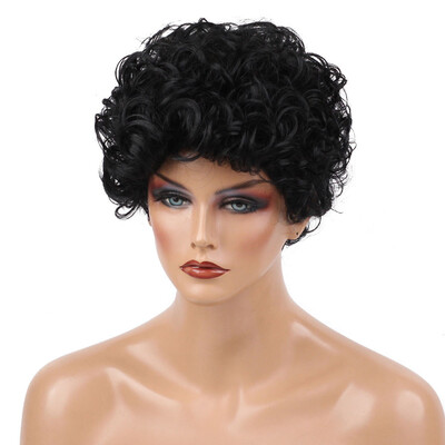 

〖Follure〗Europe&the United States Wigs Female Black Fashion Short Hair African Hair