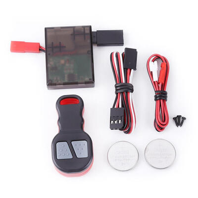 

Double Motor Metal Winch Remote Control for 110 RC Crawler Car Axial SCX10