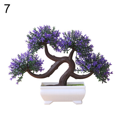 

Artificial Plant Tree Bonsai Fake Potted Ornament Home Hotel Garden Decoration