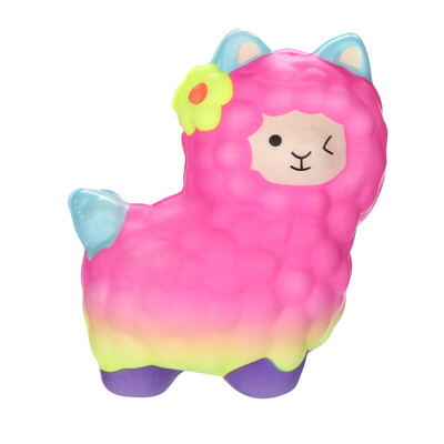 

Siaonvr Squishies Adorable Llamas Slow Rising Fruits Scented Squeeze Stress Relief Toys