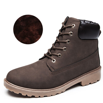 

Plus velvet Martin boots plus cotton big shoes mens thick warm shoes