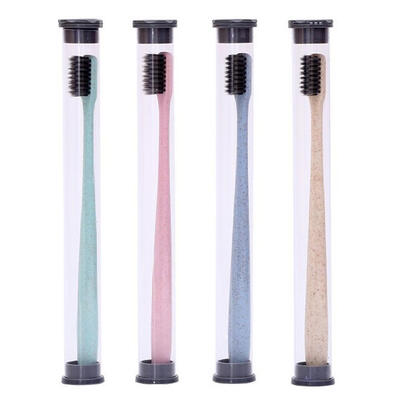 

Portable Kids Adult Natural Bamboo Charcoal Travel Toothbrush Dental Care