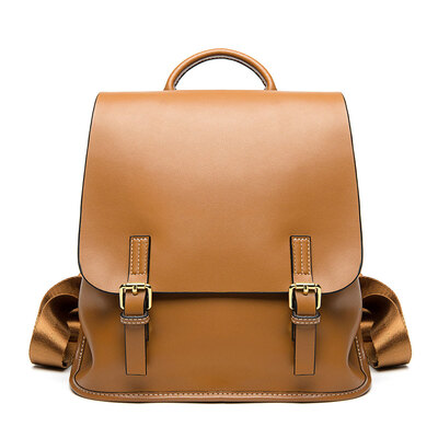 

Backpack 2019 new shoulder bag lightweight simple leather backpack
