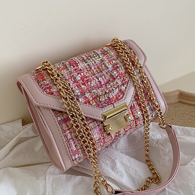 

On the new small bag 2019 new Korean fashion small breeze simple Joker shoulder bag slung over womens bags