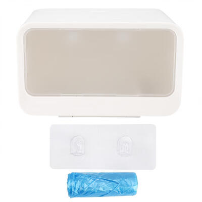 

Greensen Multifunctional Wall-Mounted Plastic Square Waterproof Tissue Box Roll Paper Box