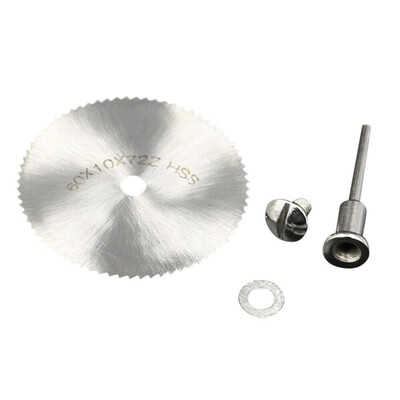 

Gobestart HSS Circular Wood Cutting Saw Blade Discs Mandrel Drill For Rotary Tool