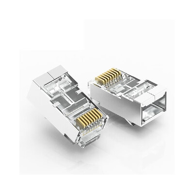 

VENTION STP Crystal Head 8P8C Gold-plated CAT5E Connectors RJ45 Ends Ethernet Cable 10pcs